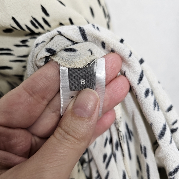 Lela Rose Printed Sleeveless Off The Shoulder Maxi Dress 8 - Picture 10 of 11